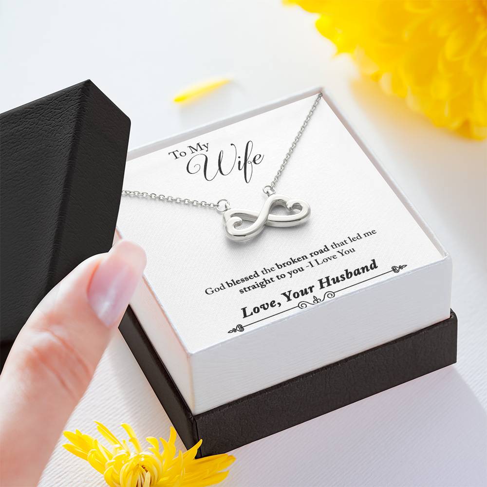 Husband to wife Endless Love Necklace-[Heartfelt Family Gift]