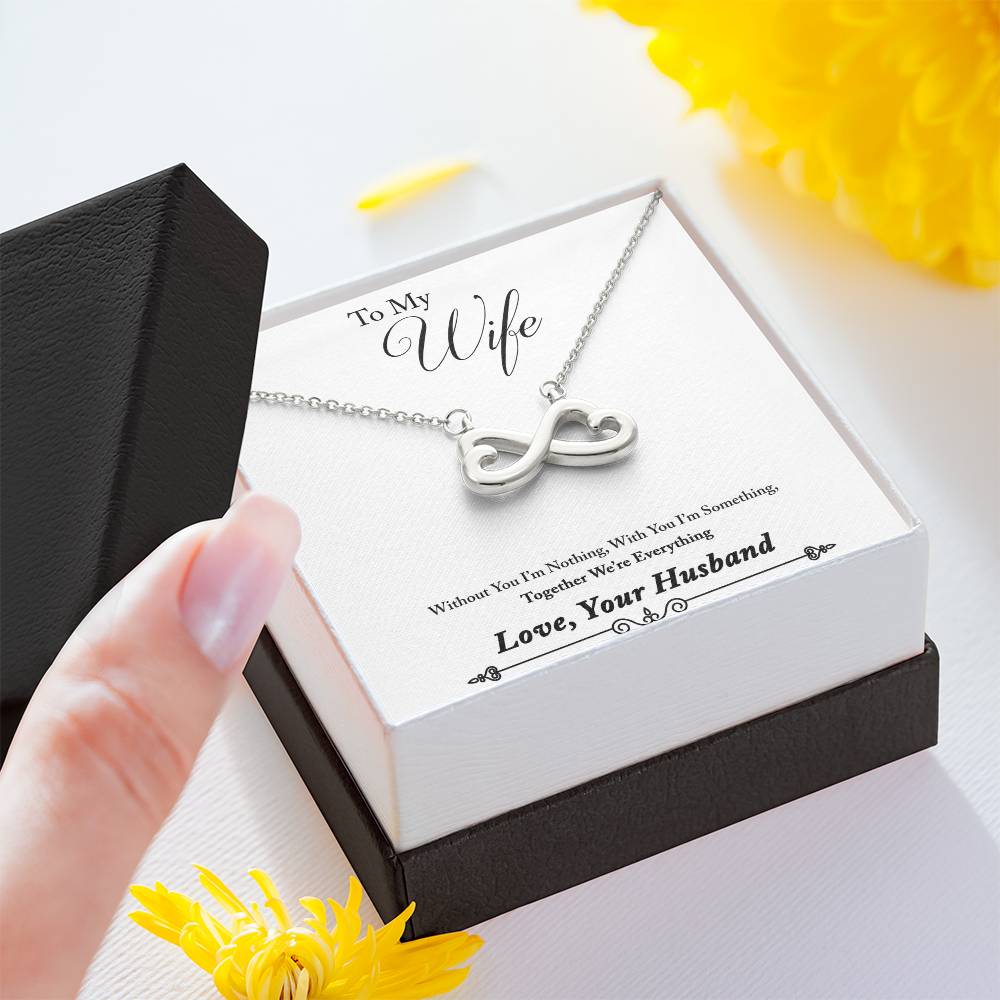 Husband to wife endless love necklace-[Heartfelt Family Gift]