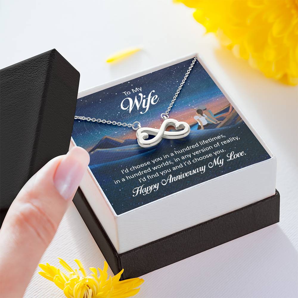 To My wife Endless Love Necklace Gift-[Heartfelt Family Gift]