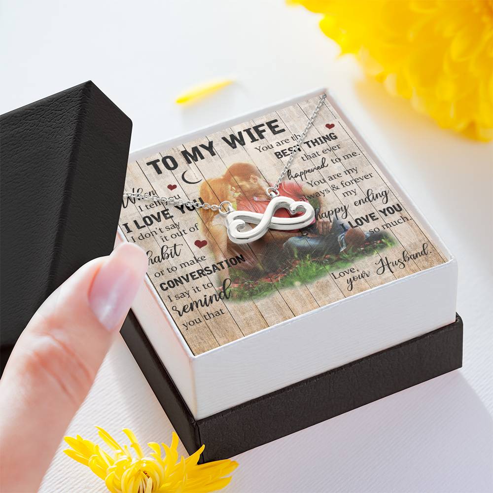 Wife Endless Love Necklace-[Heartfelt Family Gift]