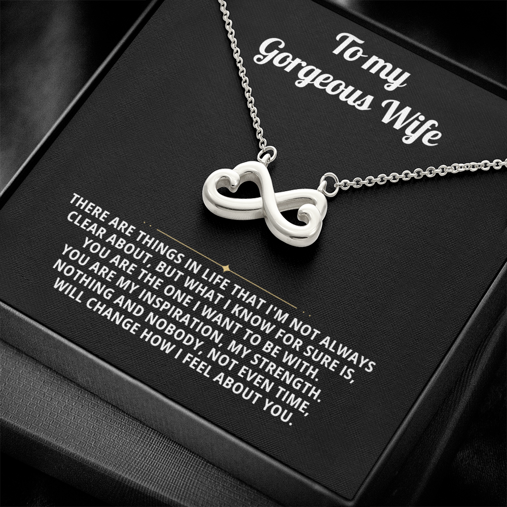 To My Wife Endless Love Necklace Gift