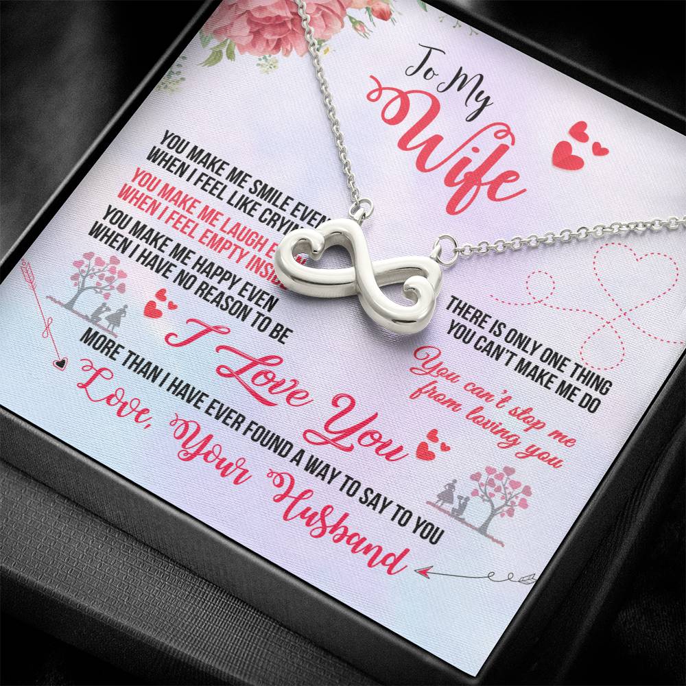 Wife endless love necklace-[Heartfelt Family Gift]