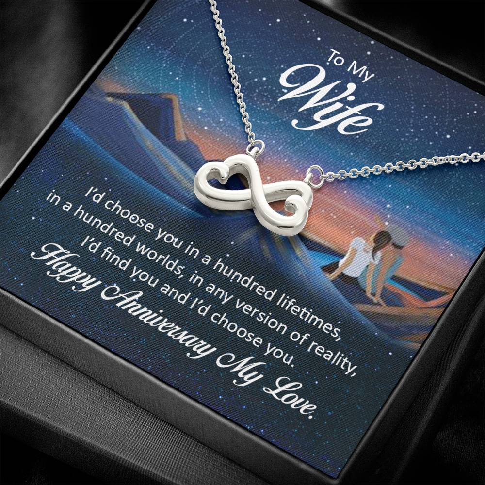 To My wife Endless Love Necklace Gift-[Heartfelt Family Gift]