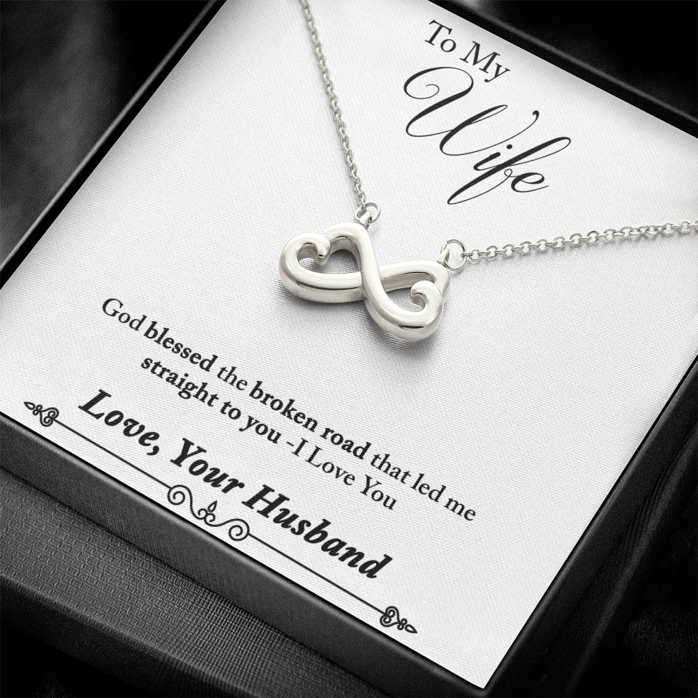 Husband to wife Endless Love Necklace-[Heartfelt Family Gift]