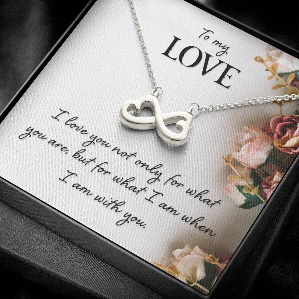 To My Love Heart Necklace-[Heartfelt Family Gift]