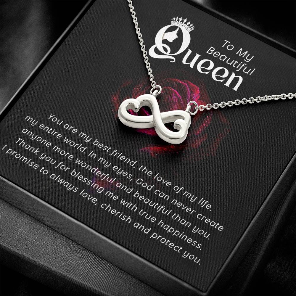 Queen Endless Love Necklace-[Heartfelt Family Gift]