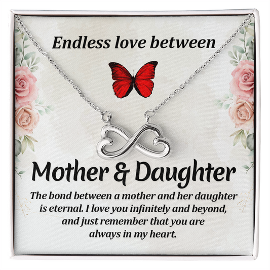 Mother Daughter Endless Love Necklace Gift-[Heartfelt Family Gift]