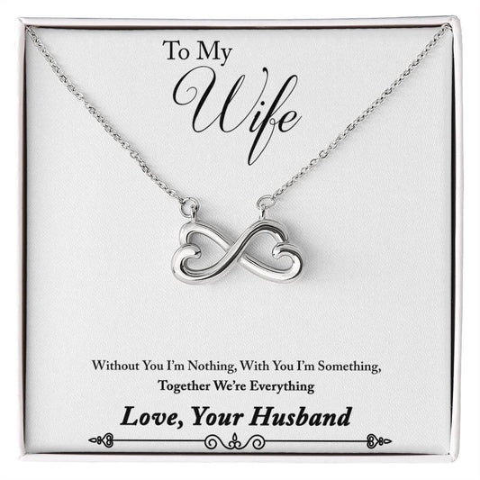 Husband to wife endless love necklace-[Heartfelt Family Gift]