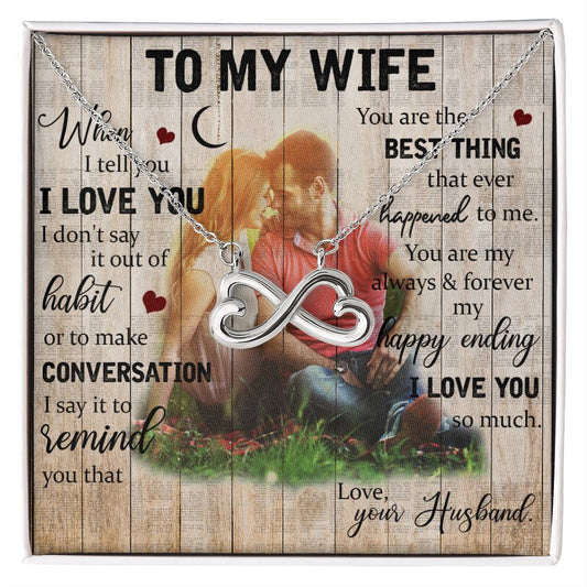 Wife Endless Love Necklace-[Heartfelt Family Gift]