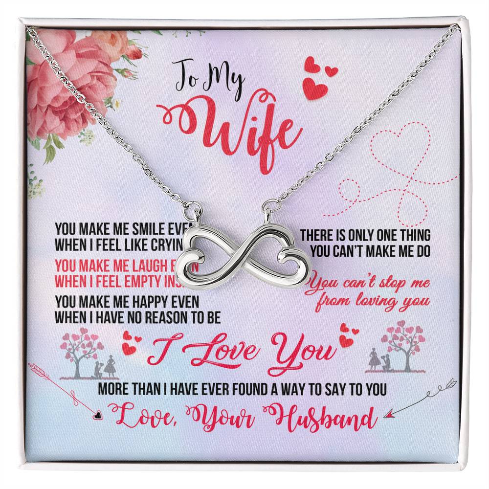 Wife endless love necklace-[Heartfelt Family Gift]