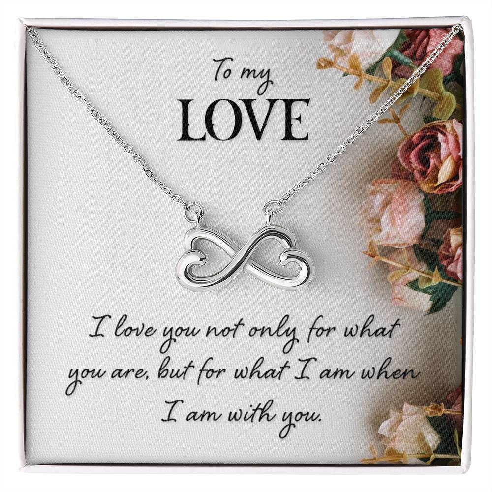 To My Love Heart Necklace-[Heartfelt Family Gift]