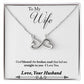 Husband to wife Endless Love Necklace-[Heartfelt Family Gift]