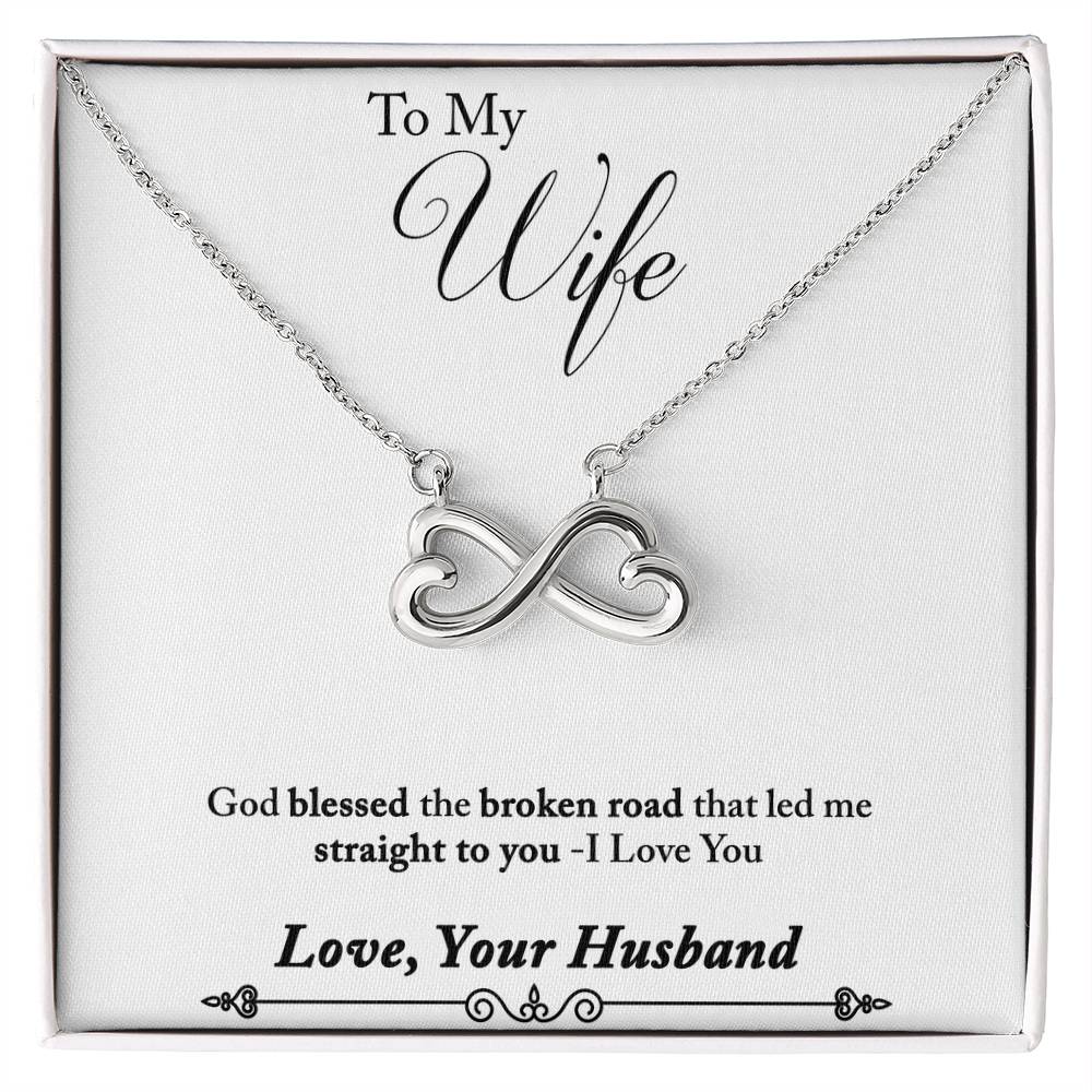 Husband to wife Endless Love Necklace-[Heartfelt Family Gift]