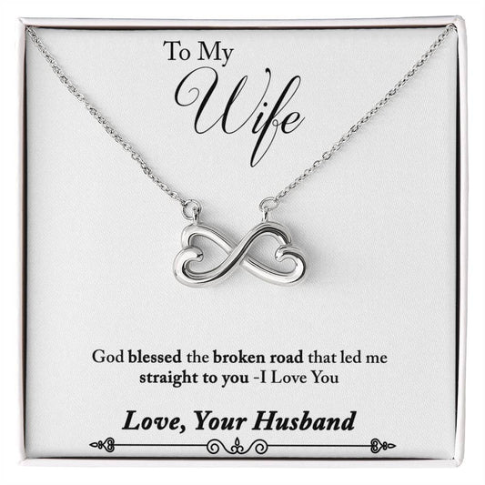 Husband to wife Endless Love Necklace-[Heartfelt Family Gift]