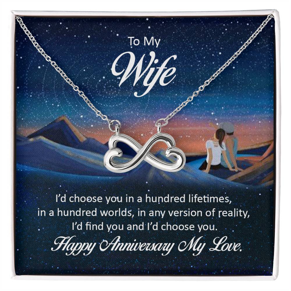To My wife Endless Love Necklace Gift-[Heartfelt Family Gift]