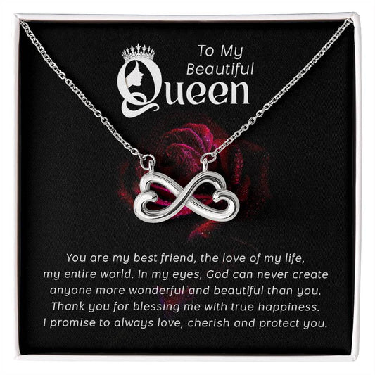 Queen Endless Love Necklace-[Heartfelt Family Gift]