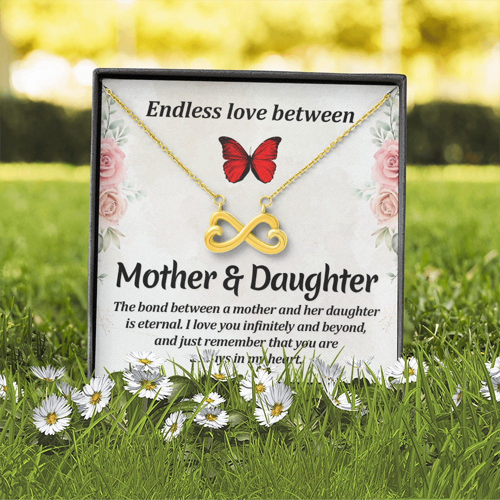 Mother Daughter Endless Love Necklace Gift-[Heartfelt Family Gift]