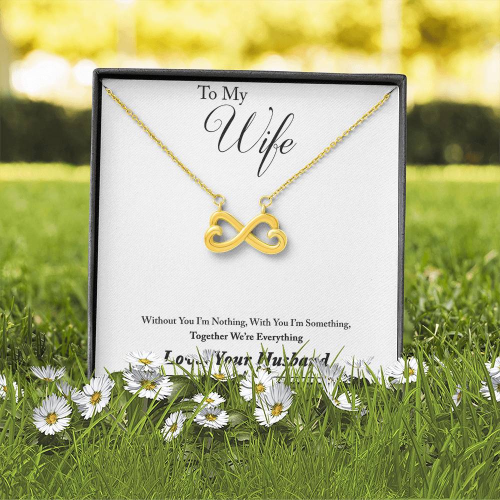 Husband to wife endless love necklace-[Heartfelt Family Gift]
