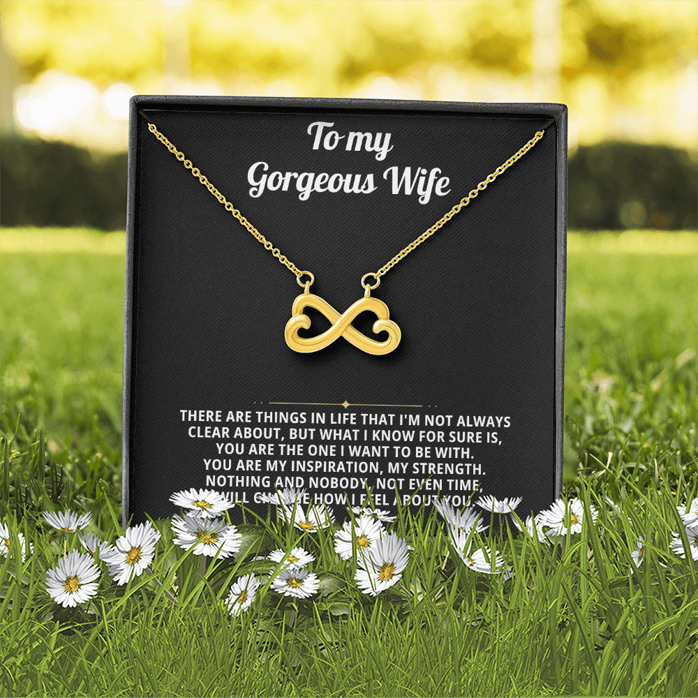 To My Wife Endless Love Necklace Gift