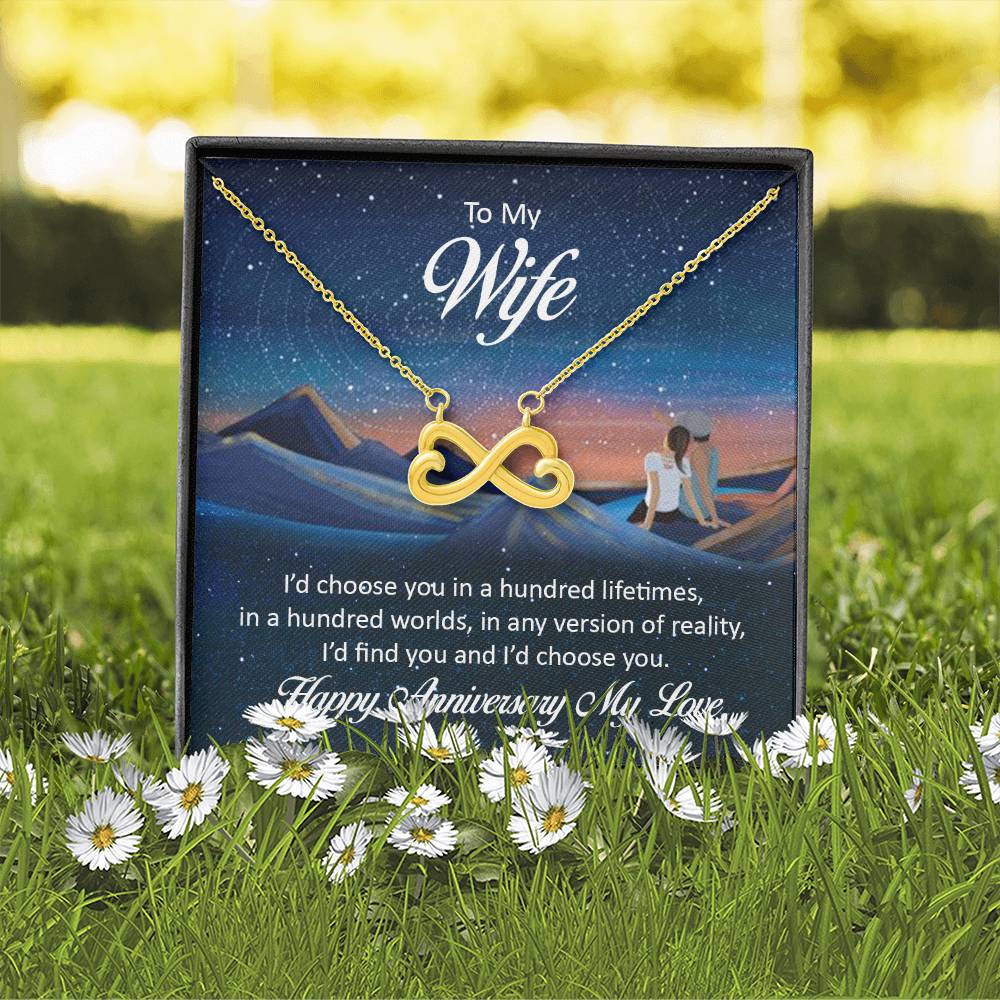To My wife Endless Love Necklace Gift-[Heartfelt Family Gift]
