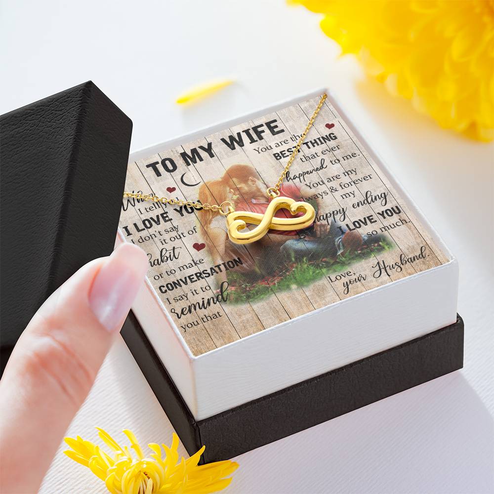 Wife Endless Love Necklace-[Heartfelt Family Gift]