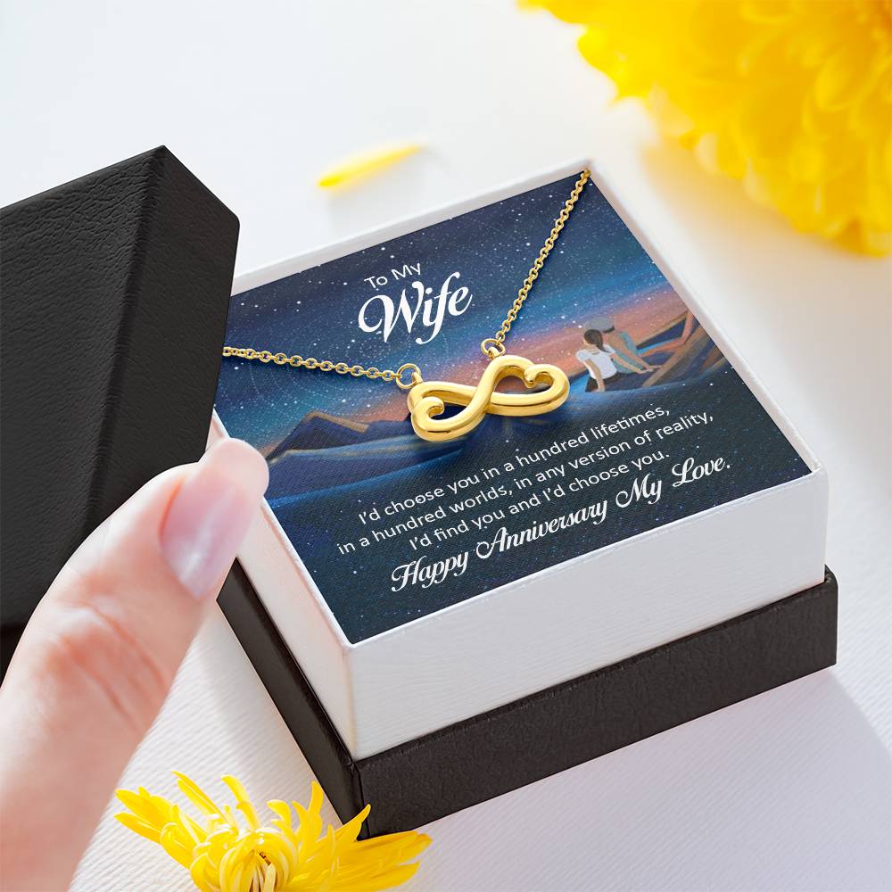 To My wife Endless Love Necklace Gift-[Heartfelt Family Gift]