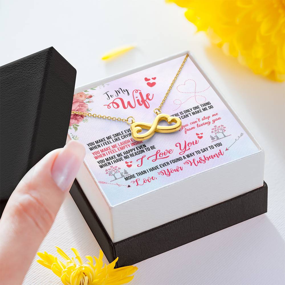 Wife endless love necklace-[Heartfelt Family Gift]