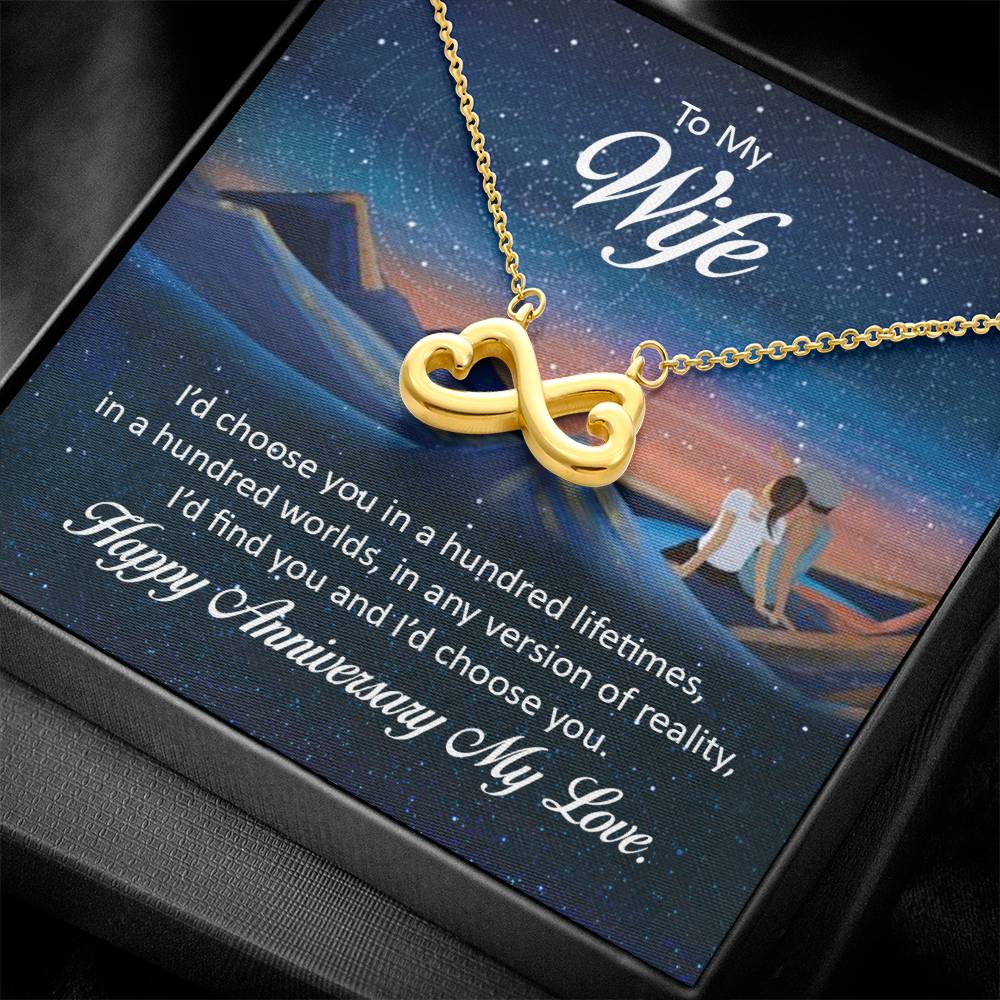 To My wife Endless Love Necklace Gift-[Heartfelt Family Gift]
