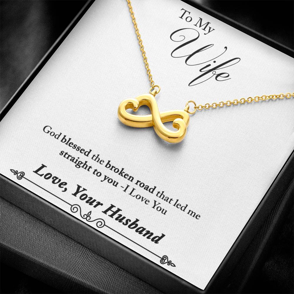 Husband to wife Endless Love Necklace-[Heartfelt Family Gift]
