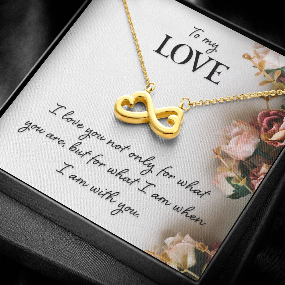 To My Love Heart Necklace-[Heartfelt Family Gift]