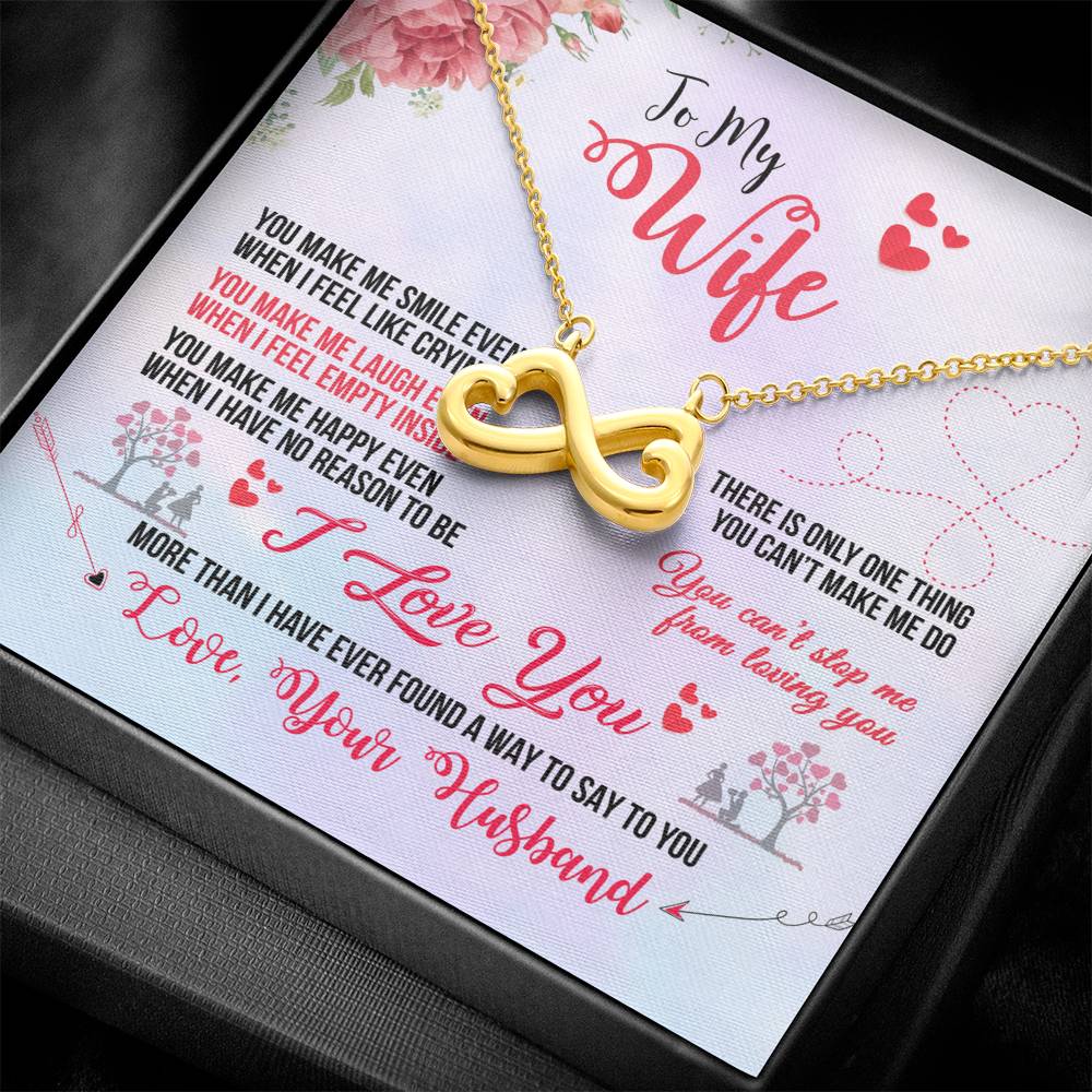 Wife endless love necklace-[Heartfelt Family Gift]