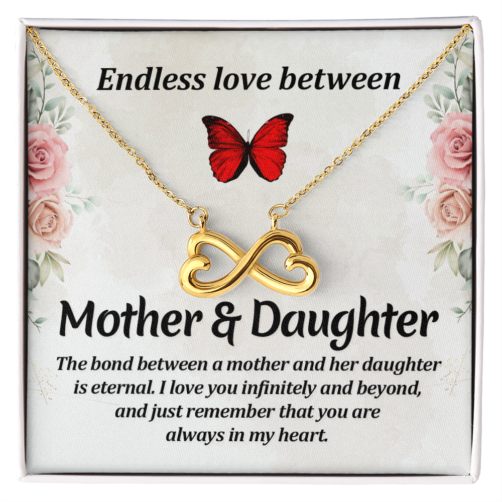 Mother Daughter Endless Love Necklace Gift-[Heartfelt Family Gift]
