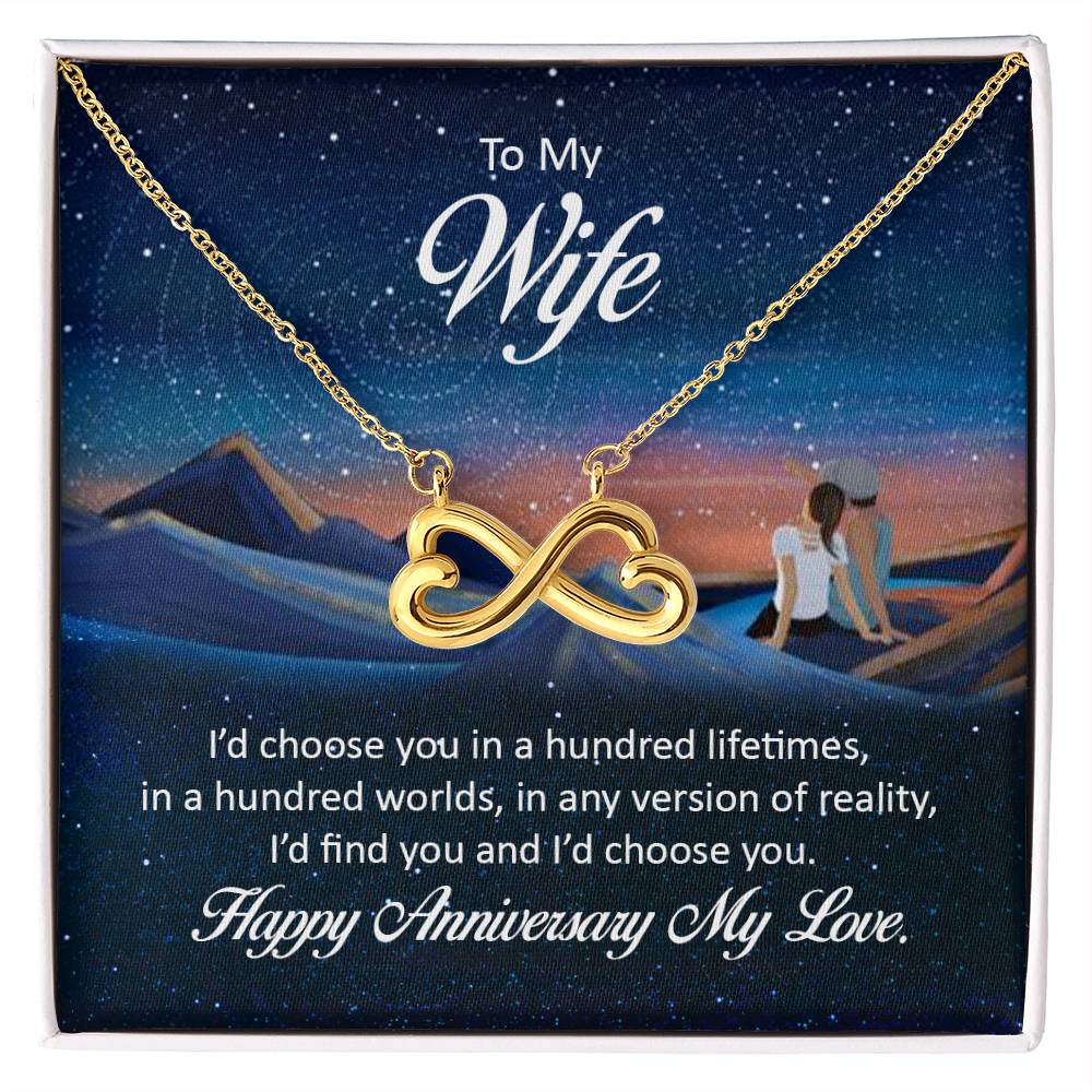 To My wife Endless Love Necklace Gift-[Heartfelt Family Gift]