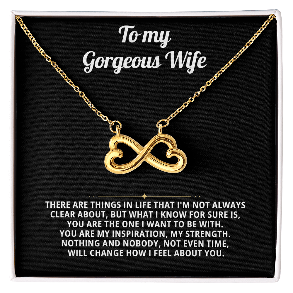 To My Wife Endless Love Necklace Gift