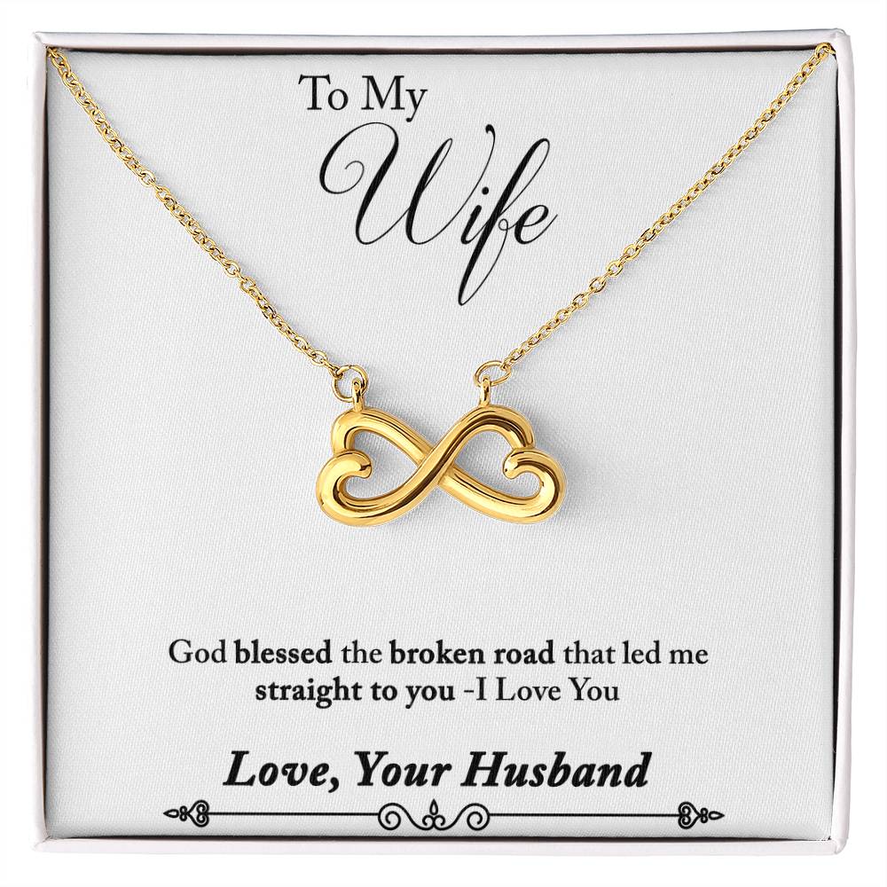 Husband to wife Endless Love Necklace-[Heartfelt Family Gift]