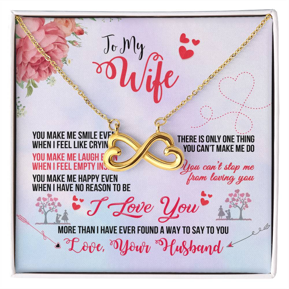 Wife endless love necklace-[Heartfelt Family Gift]