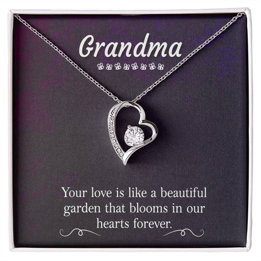 Grandma Your Love Heart Necklace Gift-[Heartfelt Family Gift]