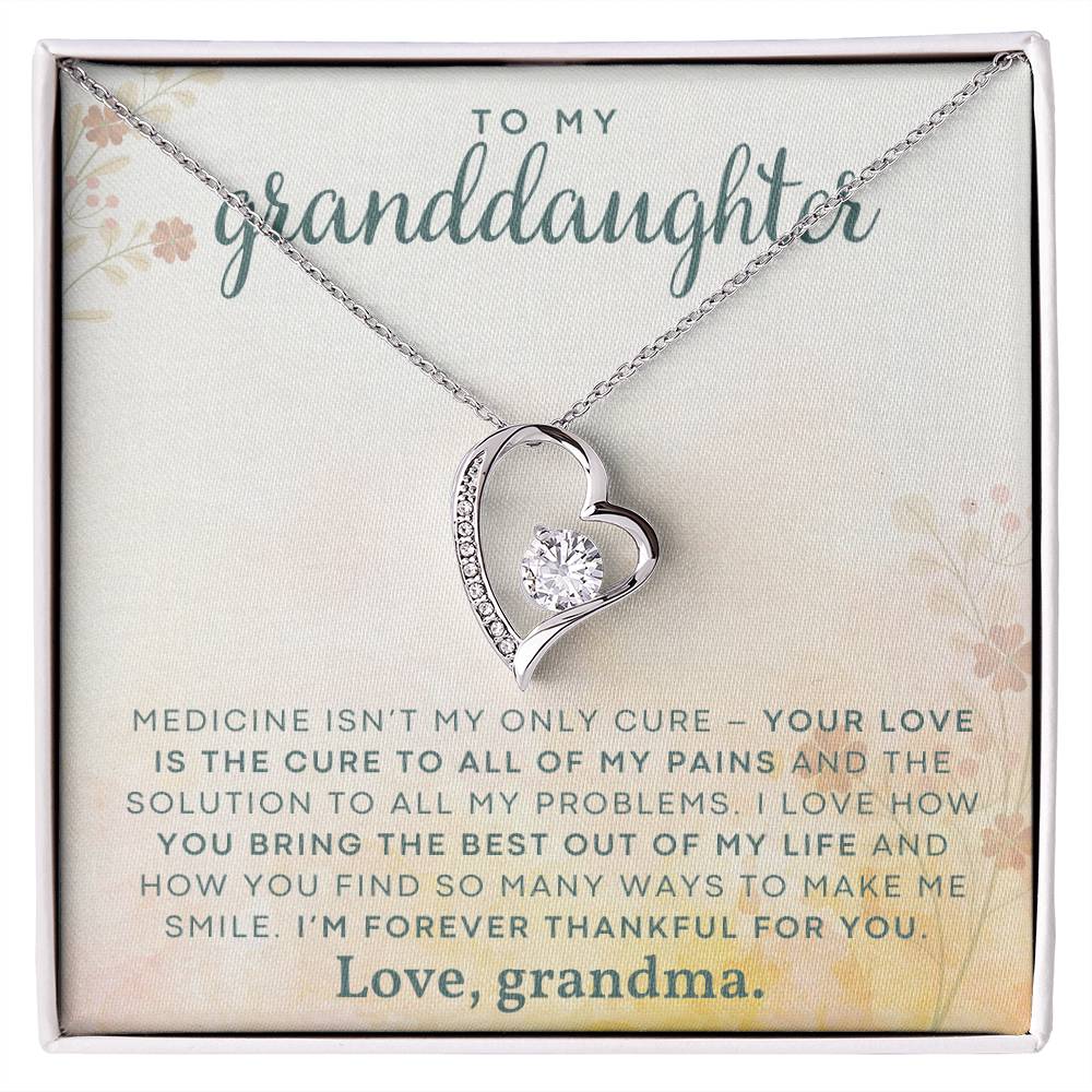 Granddaughter Necklace - Christmas  Birthday Gift for Granddaughter-[Heartfelt Family Gift]