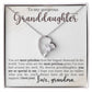 Granddaughter Necklace - Christmas  Birthday Gift for Her - Personalized Jewelry Heart Pendant - Must-Have Item-[Heartfelt Family Gift]