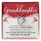 Granddaughter Necklace - Christmas and Birthday Gift for Her-[Heartfelt Family Gift]