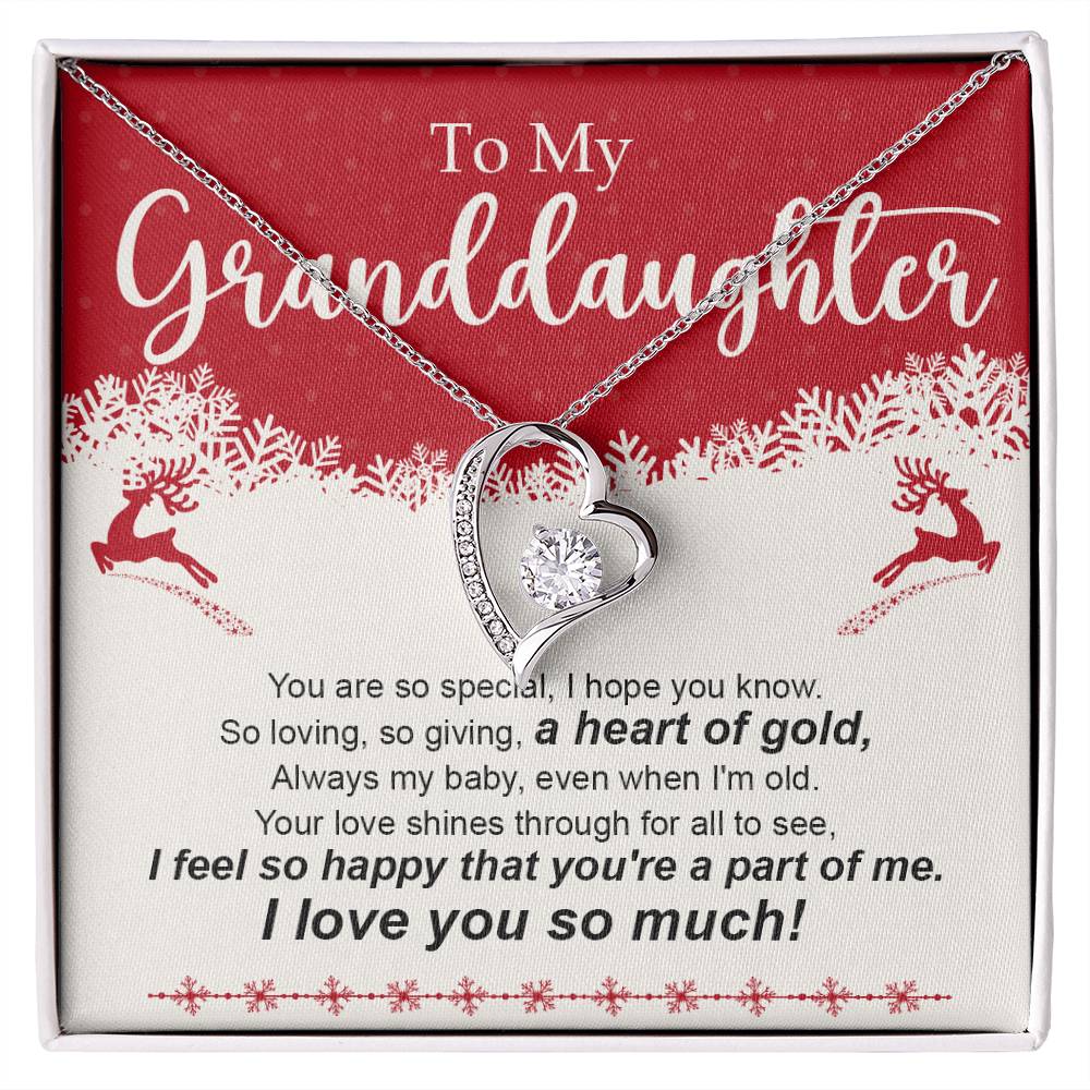 Granddaughter Necklace - Christmas and Birthday Gift for Her-[Heartfelt Family Gift]