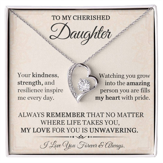 Daughter Necklace from Dad - Sentimental Gift for Your Beloved Daughter-[Heartfelt Family Gift]