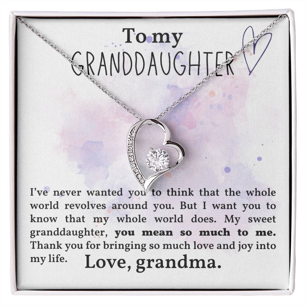 Granddaughter Necklace - Christmas  Birthday Gift for Granddaughter-[Heartfelt Family Gift]