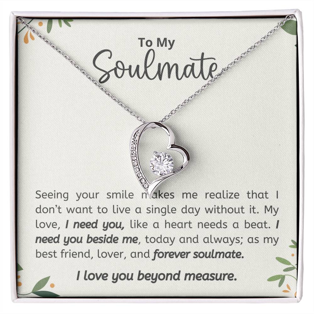 Personalized Soulmate Necklace  Perfect Gift for Her on Birthday Valentines Day or Christmas-[Heartfelt Family Gift]