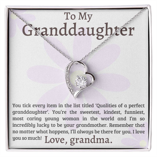 Granddaughter Necklace - Perfect Gift for Christmas or Birthday-[Heartfelt Family Gift]