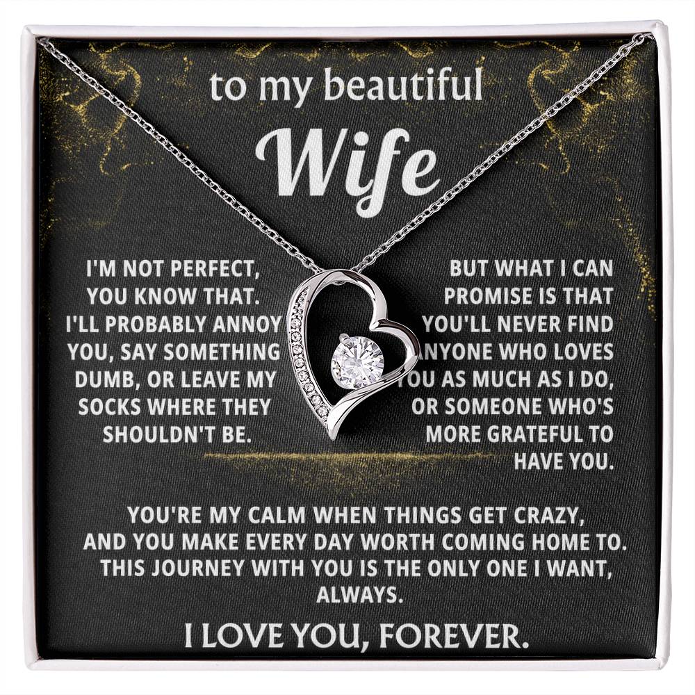 To My Wife, You make every day worth coming home to. — [Lux] - Forever Love