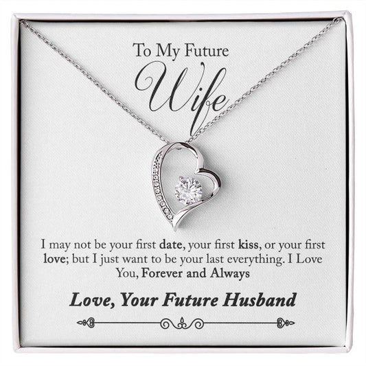 Husband to Future wife Heart Necklace Gift-[Heartfelt Family Gift]