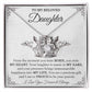Daughter Necklace - Perfect Gift From Parents for Birthday Graduation or Special Occasions-[Heartfelt Family Gift]