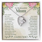 To My Beautiful Mom -An Amazing Influence-  Heart Necklace Gift-[Heartfelt Family Gift]