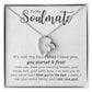 Soulmate Necklace - Perfect Gift for Girlfriend Wife Birthday Valentines Day and Christmas-[Heartfelt Family Gift]